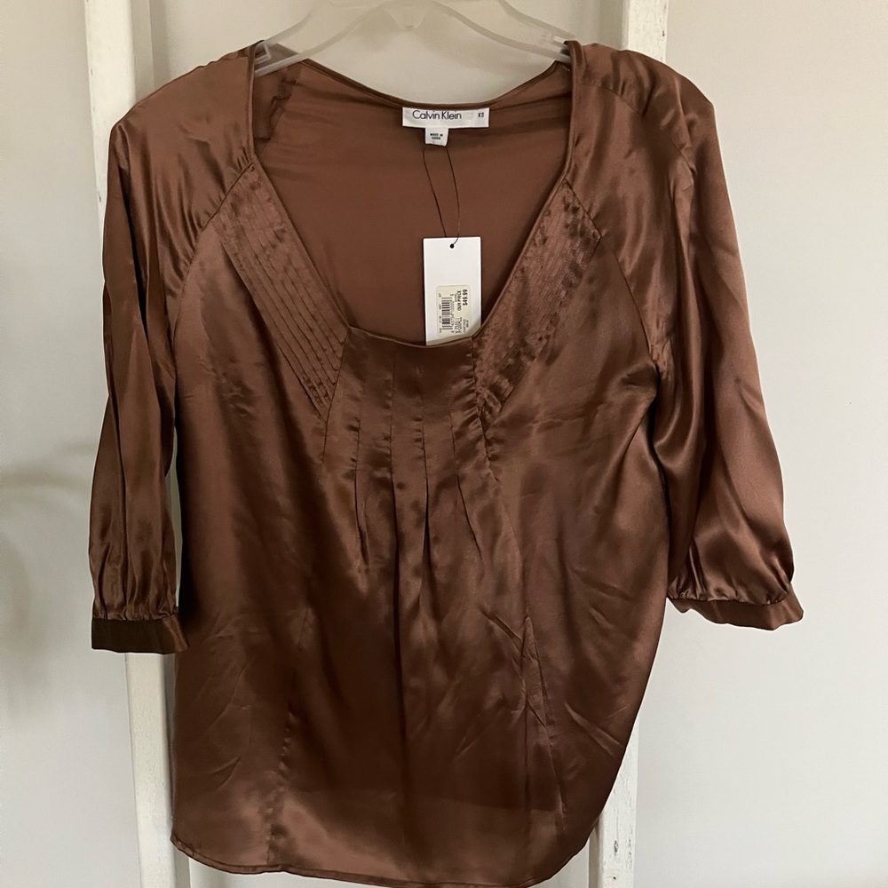 NWT Stunning Calvin Klein Blouse